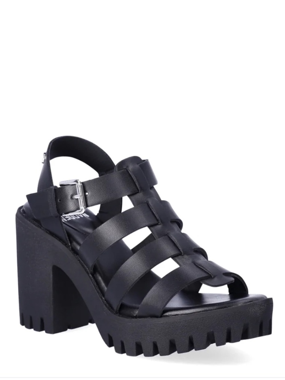 Women's Genesis Black Block Heel Fisherman Sandals